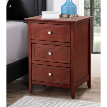 Transitional Cherry Nightstand For Bedrooms